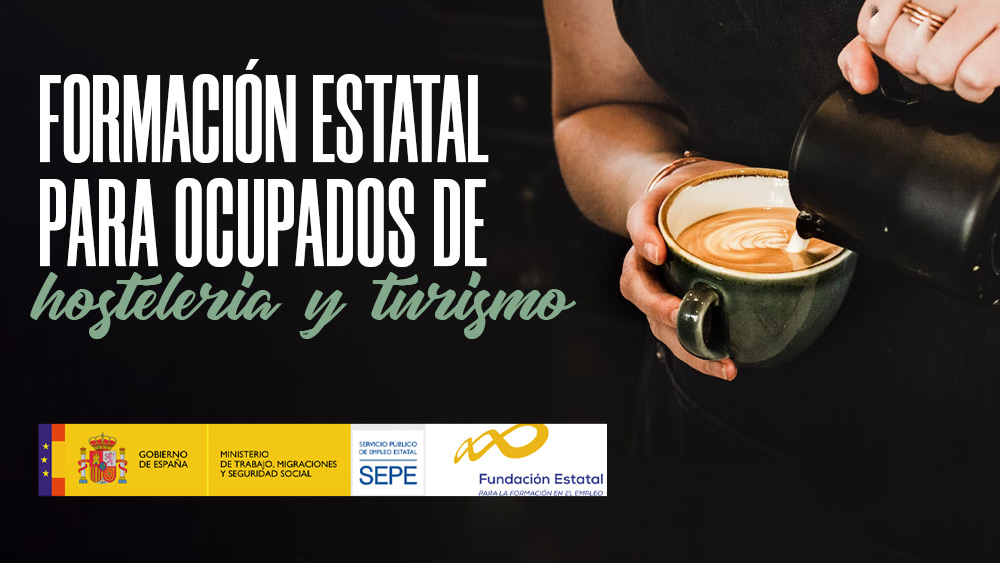Convocatoria estatal de formación para ocupados de hostelería y turismo
