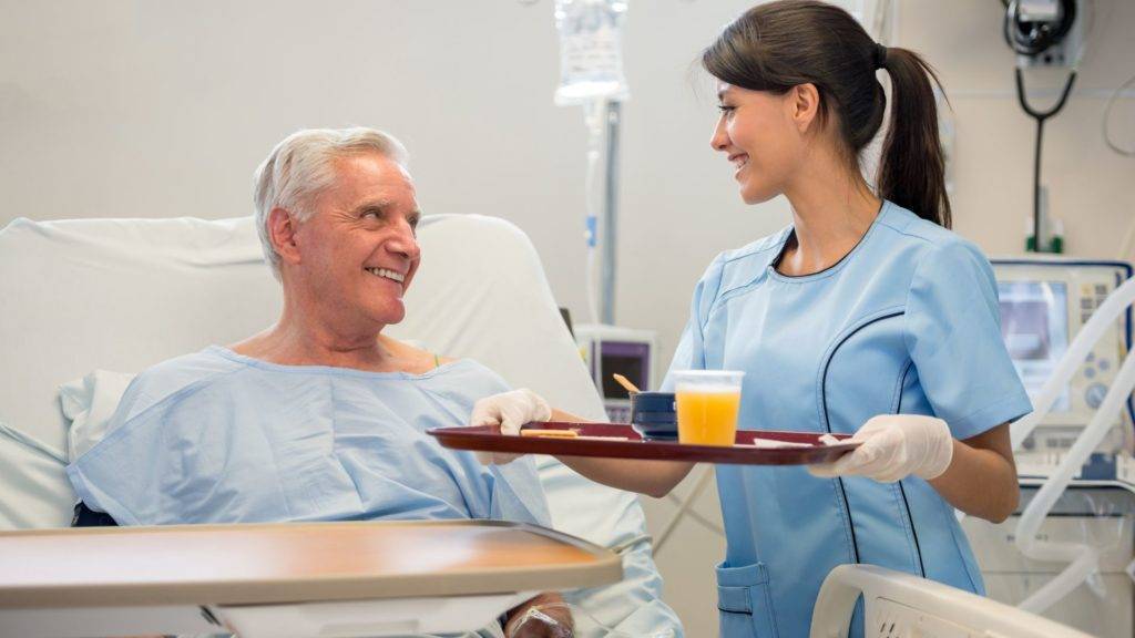 El servicio de comidas en centros sanitarios y sociosanitarios